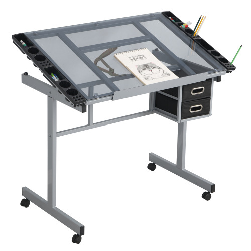 Adjustable Art Drawing Desk Craft Station - Image 5