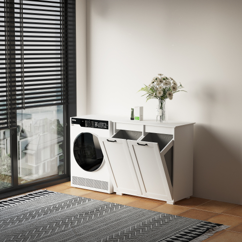 Laundry Cabinet ,with 2 Removable Liner Bags - Image 4