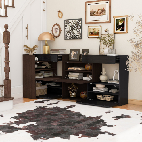 Multifuctional Storage Cabinet, Buffet Sideboard with Drawer - Image 3