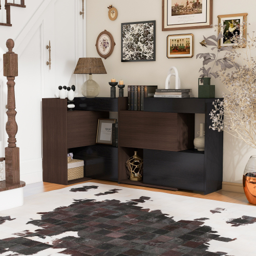 Multifuctional Storage Cabinet, Buffet Sideboard with Drawer - Image 4